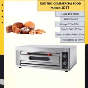 A|E Single Deck Double Tray Pizza Oven 1D2T